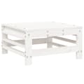 Miniatyrbilde 5 av 7: vidaXL Hagesofagruppe 8 deler hvit heltre furu
