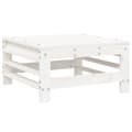 Miniatyrbilde 6 av 8: vidaXL Hagesofagruppe 7 deler hvit heltre furu