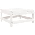 Miniatyrbilde 6 av 8: vidaXL Hagesofagruppe 7 deler hvit heltre furu