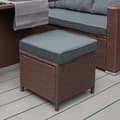 Pikkukuva 6 / 11: Rattan Corner Sofa & Furniture Cushion Storage Box 9-Seater L-shaped Sofa Stools Glass Table Furniture 582L Outdoor Waterproof Carry Bag & Rain Cover