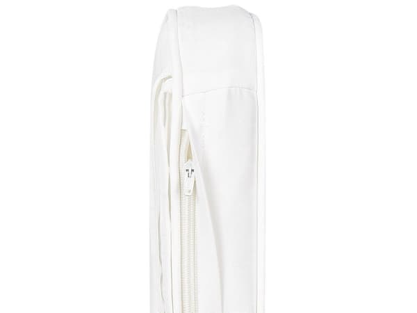 Sittdyna för utomhusbruk Vit polyester Vattenavvisande Bänkdyna 152 x 54 cm Trädgård