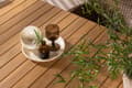 Miniatyrbilde 5 av 5: Holmbeck hagesett bord 90x200cm natur, 6 stoler Malina natur.