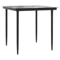 Miniatyrbilde 3 av 10: vidaXL Hagespisegruppe med puter 5 deler polyrotting beige