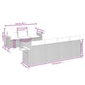 Miniatyrbillede 2 af 3: vidaXL sofasæt til haven 8 dele med hynder polyrattan beige