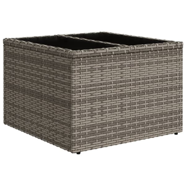 vidaXL sofasæt til haven 6 dele med hynder polyrattan grå