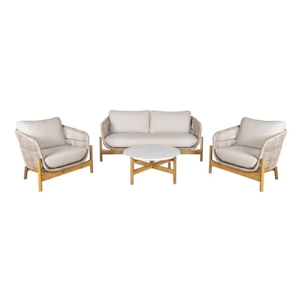 Terracina salongsett inkl. pute utendørs brun,beige.