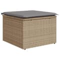 Miniatyrbillede 9 af 11: vidaXL havesofasæt 11 dele med hynder polyrattan beige