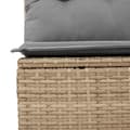 Miniatyrbillede 6 af 11: vidaXL havesofasæt 7 dele med hynder polyrattan beige