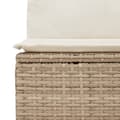 Miniatyrbillede 6 af 11: vidaXL sofasæt til haven 8 dele med hynder polyrattan beige