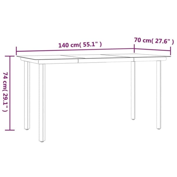 vidaXL Hagespisegruppe med puter 5 deler polyrotting beige