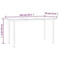 Miniatyrbilde 9 av 10: vidaXL Hagespisegruppe med puter 5 deler polyrotting beige