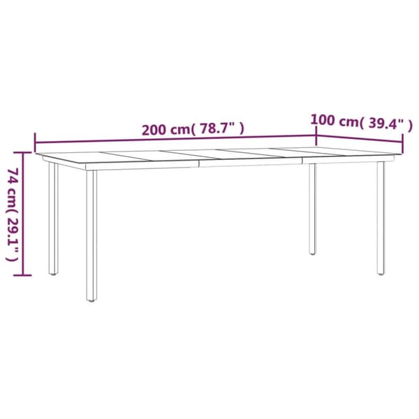 vidaXL Hagespisegruppe med puter 7 deler polyrotting beige
