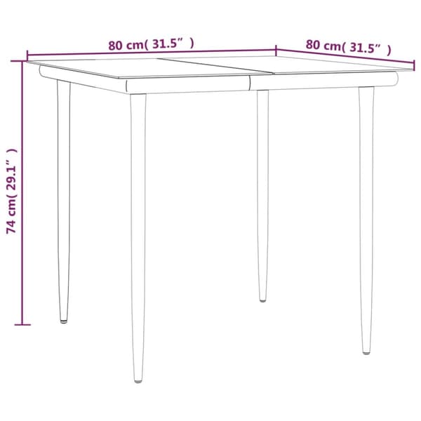 vidaXL Hagespisegruppe med puter 3 deler beige polyrotting