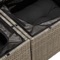 Miniatyrbillede 8 af 11: vidaXL sofasæt til haven 13 dele med hynder polyrattan grå