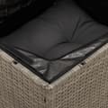 Miniatyrbillede 6 af 11: vidaXL sofaesæt til haven 7 dele med hynder polyrattan grå