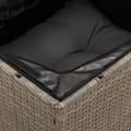 Miniatyrbillede 7 af 11: vidaXL sofasæt 5 dele med hynder polyrattan grå