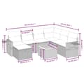 Miniatyrbillede 2 af 3: vidaXL sofasæt til haven 8 dele med hynder polyrattan grå