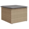 Miniatyrbillede 6 af 11: vidaXL havesofasæt 10 dele med hynder polyrattan beige