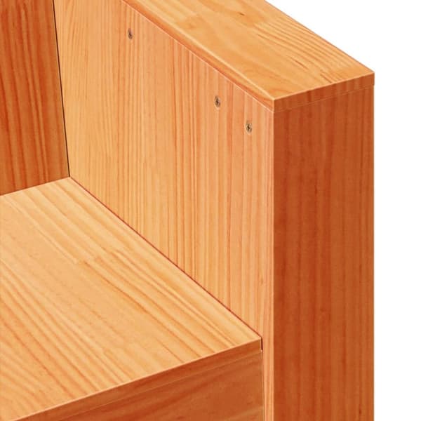 vidaXL Hagesofagruppe 2 deler voksbrun heltre furu