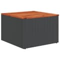 Miniatyrbillede 5 af 11: vidaXL sofasæt til haven 10 dele med hynder polyrattan sort