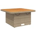 Miniatyrbillede 4 af 11: vidaXL spisebordssæt til haven 3 dele med hynder polyrattan beige