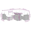 Miniatyrbillede 2 af 3: vidaXL sofasæt til haven 8 dele med hynder polyrattan sort