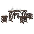 Miniatyrbilde 2 av 11: vidaXL Hagespisegruppe 5 deler heltre gran