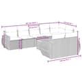 Miniatyrbillede 4 af 4: vidaXL sofasæt til haven 9 dele med hynder polyrattan sort