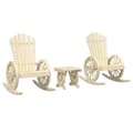 Miniatyrbilde 2 av 11: vidaXL Hagesofagruppe 3 deler heltre gran