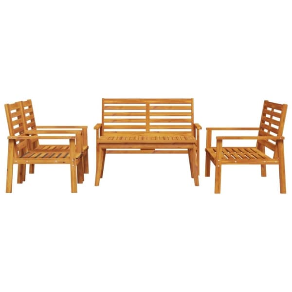 vidaXL Hagesofagruppe 5 deler heltre akasie