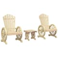 Miniatyrbilde 2 av 11: vidaXL Hagesofagruppe 3 deler heltre gran