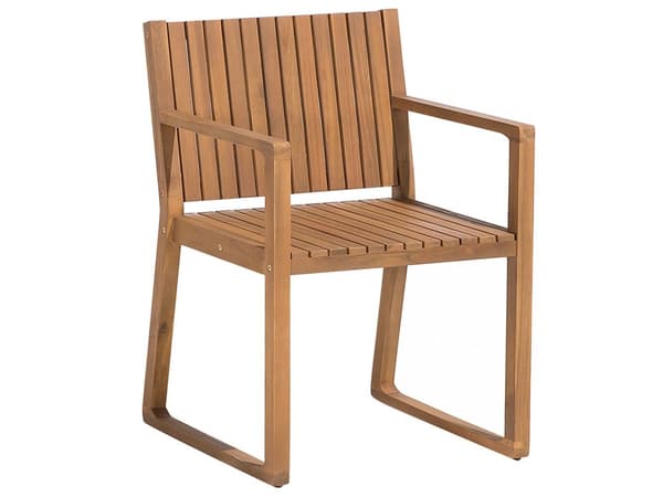 Have spisestue sæt brun akacietræ 6 sæder vejrbestandigt klassisk design