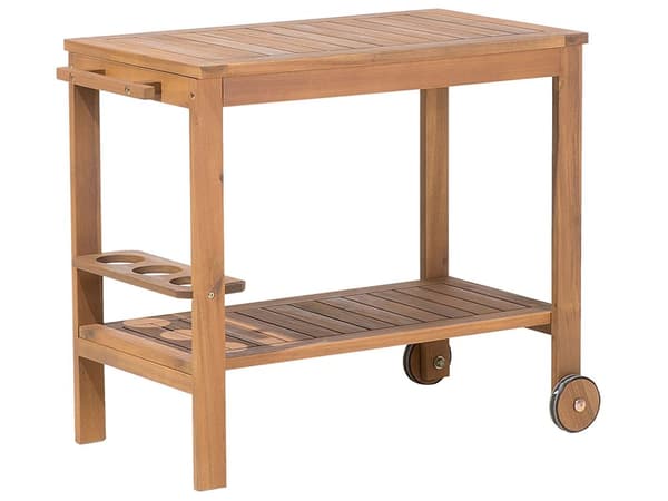 Have spisestue sæt brun akacietræ 6 sæder vejrbestandigt klassisk design