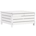 Miniatyrbilde 9 av 11: vidaXL Hagesofasett 10 deler hvit heltre furu