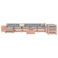 Miniatyrbilde 1 av 11: vidaXL Hagesofasett 10 deler heltre douglasgran