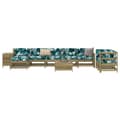 Miniatyrbilde 1 av 11: vidaXL Hagesofasett 10 deler impregnert furu