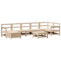 Miniatyrbilde 2 av 11: vidaXL Hagesofasett 8 deler heltre furu