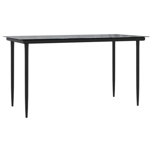 vidaXL spisebordssæt til haven 5 dele med hynder polyrattan beige