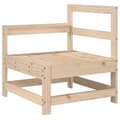 Miniatyrbilde 6 av 10: vidaXL Hagesofasett 7 deler heltre furu