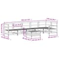 Miniatyrbilde 10 av 10: vidaXL Hagesofasett 7 deler heltre furu