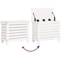 Miniatyrbilde 11 av 11: vidaXL Hagesofasett 7 deler hvit heltre furu