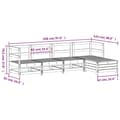 Miniatyrbilde 9 av 9: vidaXL Hagesofagruppe 5 deler heltre douglasgran