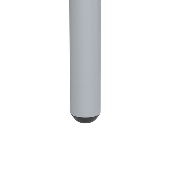 Rootz Havemøbelsæt - 5-delt - Udendørsmøbler - Vejrbestandig - Moderne Design - Spisebord+spisestuestole - Stål - Lysegrå - 80 x 80 x 74 cm