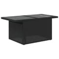 Miniatyrbillede 7 af 11: vidaXL sofasæt til haven 8 dele med hynder polyrattan sort