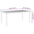 Miniatyrbilde 9 av 10: vidaXL Hagespisegruppe 7 deler heltre akasie
