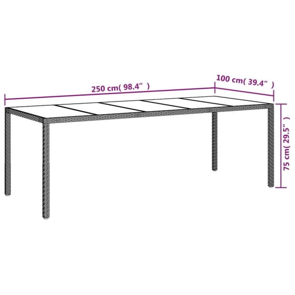 vidaXL Matgrupp för trädgård med dynor 11delar beige konstrotting&glas