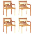 Miniatyrbilde 3 av 11: vidaXL Hagespisegruppe 5 deler heltre teak