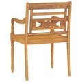 Miniatyrbilde 7 av 11: vidaXL Hagespisegruppe 5 deler heltre teak