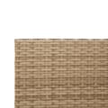 Miniatyrbild 10 av 11: vidaXL Trädgårdssoffa med bord och dynor L-formad beige konstrotting