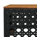 Miniatyrbillede 6 af 11: vidaXL sofasæt til haven 6 dele med hynder polyrattan sort